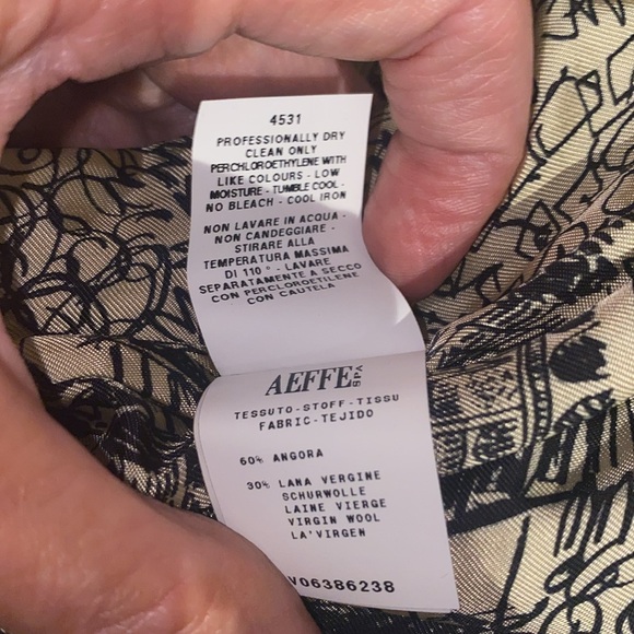 🔥❤️ RARE EUC Jean Paul GAULTIER Femme AEFFE Black Coat - Picture 10 of 12